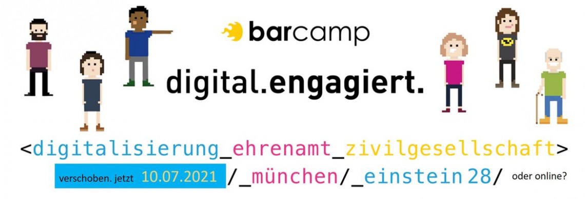 Barcamp Digitalisierung, Ehrenamt und Zivilgesellschaft